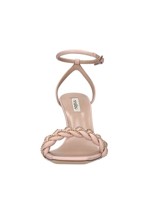 Sandali in pelle NINALILOU | 311051T9 NAPPAROSA ANTICO
